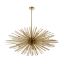 Palisades Mid-Century 18-Light Antique Brass Sputnik Chandelier