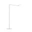 Splitty 45.3'' Silver LED Swing Arm Floor Lamp with USB