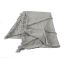 Light Gray Knitted Cotton Throw Blanket 50" x 60"