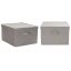 Luxe Poly Linen Jumbo Storage Bin with Reinforced Bottom, Gray