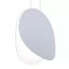 Malibu Discs Dove Gray Aluminum LED Indoor/Outdoor Bowl Pendant