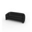 Blow 78.75'' Black Polyethylene Outdoor Patio Sofa