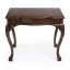 Vintage Oak Hand-Carved Writing Desk with Spacious Drawer
