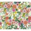 Garden Party Coral Orange Floral & Fruit Wallpaper Roll 27'x27"