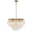 Cora Antique-Burnished Brass 35-Light Crystal Chandelier