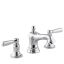 Bancroft Polished Chrome Widespread Bathroom Faucet with Drain