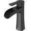 Paloma 6 3/4" Matte Black Brass Single Hole Bathroom Faucet