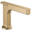 Luxe Nickel Modern 4 3/4" Single Handle Bathroom Faucet