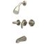 Legacy Nickel Jet 7.5" Wall Mounted Tub & Shower Faucet