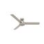 Presto Matte Nickel 52" Low Profile Ceiling Fan with Remote