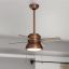 Loki Weathered Copper 36" LED Ceiling Fan with Reversible Blades