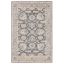 Hand-Knotted Wool Southwestern 8' x 10' Dark Grey & Beige Area Rug