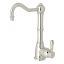 Polished Nickel Brass Kitchen Faucet with Pull-out Spray