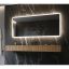 Sleek 76" Frameless Rectangular Vanity Mirror with LED Backlight