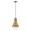 Oliver Heritage Brass 1-Light Pendant with Etched Opal Shade