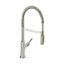Locarno Elegance 20.5" Brushed Stainless Steel Kitchen Faucet with Pull-out Spray