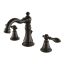 Elegant English Classic Oil Rubbed Bronze Widespread Bathroom Faucet