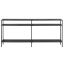 Blackened Bronze 64'' Industrial Console Table with Storage