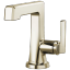 Modern Elegance Polished Nickel Single-Handle Bathroom Faucet