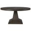 Contemporary Chronicle 60" Mahogany Round Dining Table in Antico