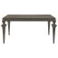Transitional Grigio Mahogany Extendable Dining Table 63"-85"W