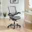 Edge Modern Gray Mesh and Leatherette Adjustable Office Chair