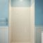 QWALL-VS Modern Biscuit 60"x36" Acrylic Shower Backwall Kit