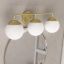 Hepburn Modern Brass 3-Light Vanity Wall Sconce