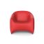 Stefano Giovannoni Red Blow Lounge Chair for Indoor/Outdoor