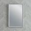 Formosa Rustic White Solid Acacia 20" Rectangular Bathroom Vanity Mirror