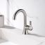 Streamline Elegance Single-Handle Bathroom Faucet in Brushed Nickel