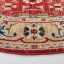 Regal Elegance Red & Beige Floral Synthetic Runner Rug - 2'2" x 10'