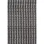 Charcoal Abstract Braided 5'3" x 7'6" Synthetic Area Rug