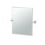 Frameless Beveled Glass Rectangular Bathroom Vanity Mirror