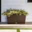 Midori Espresso 31" Recycled Plastic Trough Planter