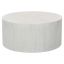 Thorne Transitional Round Off-White Wood Coffee Table with Storage