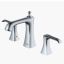 Woodburn Stainless Steel 2-Handle Widespread Bathroom Faucet