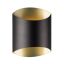 Preston Black LED Dimmable Wall Sconce, 10" H x 8" W