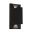 Vista Black Aluminum Dimmable LED Wall Sconce