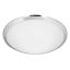 Malta 19W LED Round Flush Mount in Chrome with Opal Glass