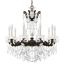 Heirloom Bronze 10-Light Chandelier with Clear Heritage Crystal