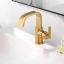 Modern Elegance Brushed Bronze Single-Handle Bathroom Faucet