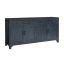 Marine Blue 78'' Transitional Sideboard with 4 Drawers
