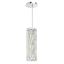 Elegant Sarella 3-Light Crystal Pendant with White Finish and Heritage Crystals