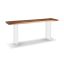 Acacia Wood & Acrylic 72" Transitional Brown Console Table