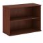 Adjustable White Thermally Fused Laminate 2-Shelf Bookcase