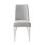 Taylor Contemporary Solid Back Wood Accent Chair in Gray