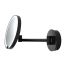 Matte Black LED Magnifying Wall Mirror with Swing Arm