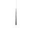Cascade Mini Matte Black LED Pendant with Frosted Glass