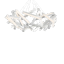 Elegance 31-Light Brushed Aluminum Crystal LED Chandelier